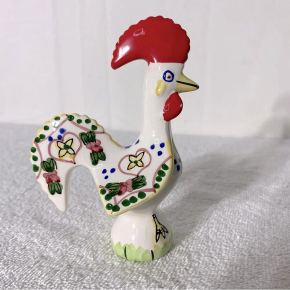 Vintage Ceramic Rooster Figurine - Picture 1 of 13